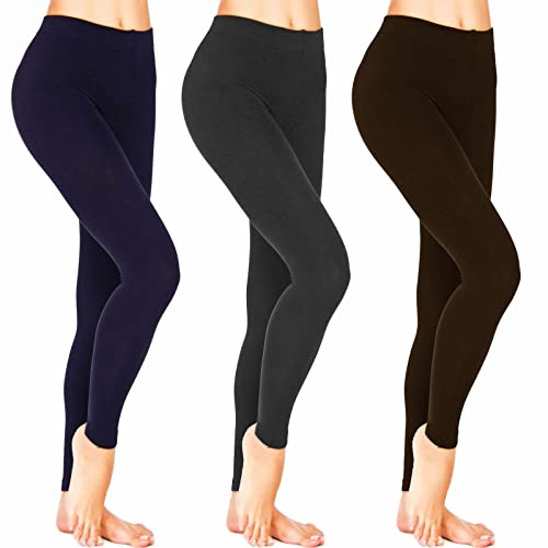 Pratici e facili da abbinare: Leggings termici donna Perfetti da abbinare con diversi capi di abbigliamento donna, questi leggins termici sono la soluzione ideale per look casual comodo. Leggings invernali donna perfetti per attività sportiva invernale, come fuseaux o pantacollant da inserire sotto i pantaloni