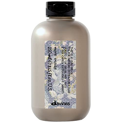 Davines This Is A Curl Gel Oil Medium Hold Moisture & Definition - Transformative Gel-to-Oil for Curls - Hydrates & Separates for Natural Bounce 8.45 Fl Oz