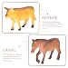 Imagen de TOYANDONA 12 Piezas Conjunto de Figuras de Animales de Granja de Plástico para Juguetes Educativos y Decorativos para Fiestas para Animales Realistas para Decoración y Juego