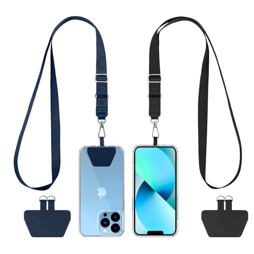 [CACOE] �X�}�z�X�g���b�v ���L 2�{���� �l�b�N�X�g���b�v ���� �������߉\ �p�b�` 4������ �΂߂�����|�����|�� iPhone/Android �S�@��Ή� �����h�~ ������ �U�� �ʋ� ���s�p �u���b�N �_�[�N�u���[�Z�b�g