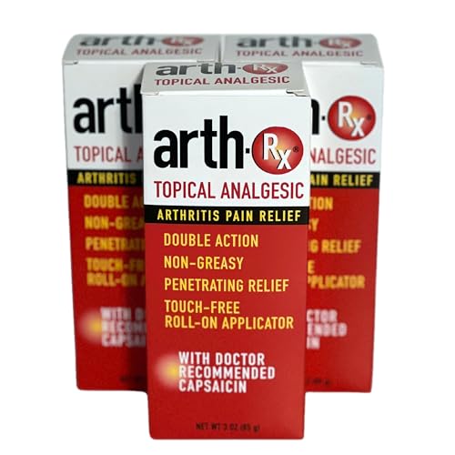 Image of Topical Analgesic Pain Relief Roll-on with Capsaicin for Deep Penetrating Pain Relief, Warming Capsaicin for Easing Pain from Arthritis and Muscle Aches and Pains, 9 oz