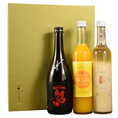 山崎醸 純米大吟醸原酒「DREAM」&みかんの酒「はるみ」&一糀ノンアルコール吟醸甘酒