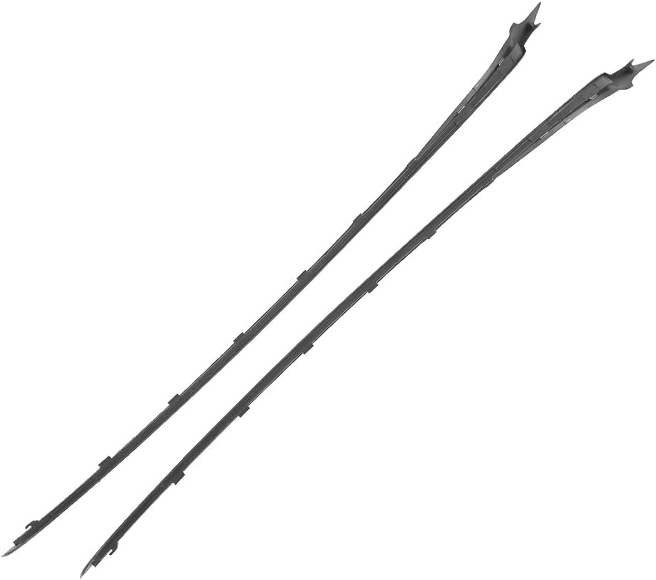 Pair Windshield A-Pillar Trim Moulding Compatible with Ford Fiesta 2011-2019 Replaces BE8Z5403137A BE8Z5403136A AE8Z5403136A AE8Z5403137B