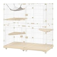 Amazon.co.jp: Purlove 【2025年新仕様】 猫 ケージ キャットケージ 2