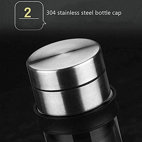 Karafset Whiskykaraf Wijnkaraf Crystal Wine Decanter Quick Decanter Glass 1L Breathing Flip Decanter Handgeblazen Glas… - Afbeelding 6