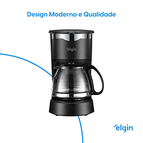 CAFETEIRA ELÉTRICA 15 XÍCARAS PRETA CAF100 127V - ELGIN