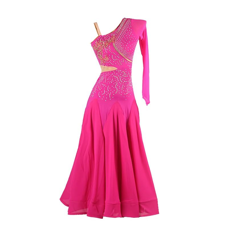 JRUIAWaltz Performance Dancewear for Women Professional Competition Standard Ballroom Dance Dress Embroidery Dancing Outfit