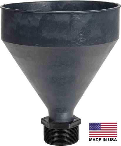 WirthCo Funnel King 32400 3-Quart Drum Funnel with 2\" Thread, Polyethylene - Made in USA