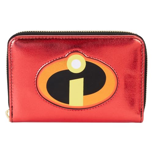 The Incredibles 20th Anniversary Metallic Cosplay Zip Around Wallet