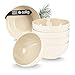 Moritz & Moritz CAVO M&uuml;slischalen 6er Sand - Stylisches und robustes Schalen Set aus Steinzeug f&uuml;r M&uuml;sli, Suppen & Salate - Sp&uuml;lmaschinenfest, mikrowellengeeignet, ideal f&uuml;r den t&auml;glichen Gebrauch