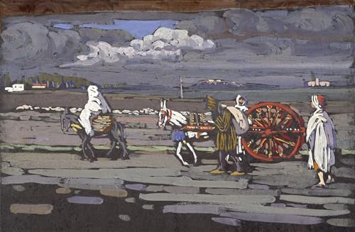Pintura Strada di campagna Kandinskij para paredes vacías y aburridas