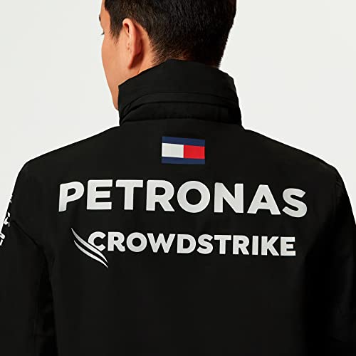 Mercedes Amg Petronas Formula One Team - 2023 Team Rain Jacket - Black - Men - Size: L #TOP6