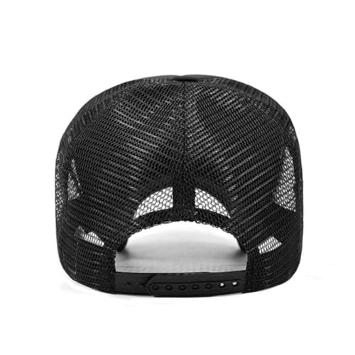 Baseball Cap Golf Dad Hat Unisex Plain Baseball Cap Adjustable Trucker Flat Visor Cap with Mesh On Both Side3