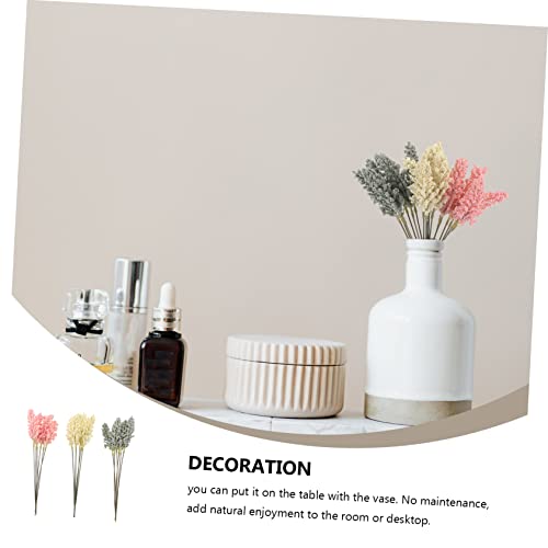 Decoración artificial de espigas de mijo rústicas 54 pcs miniatura 6