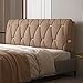 Kopfteil Polster Bett Bettkopfkissen Große Rückenlehne Metallknopf Weiche Koffer Home Schlafzimmer Taille Pad Bett Weiche Tasche Bett Kissen,D,No headboard 78.7"/200cm
