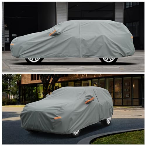 Image of Kayme Heavy Duty SUV Car Cover Custom Fit Volvo XC90 (2015-2025) Waterproof All Weather for Automobiles, Full Exterior Covers Sun Rain UV Protection.（Deliver About 3-10 Days）