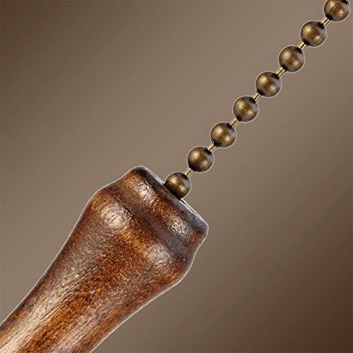 Image of Ceiling Fan Pull Chains Walnut Wooden Pull Chain Extension for Ceiling Light Lamp Fan Chain