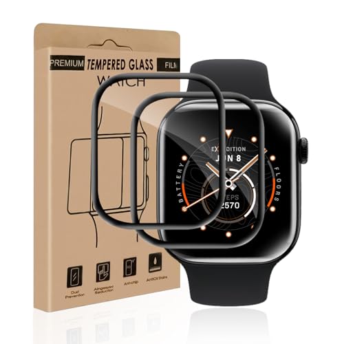 Bodyguard 2 Stück Schutzfolie für Panzerglas für Apple Watch Series 10/11 46mm, Ultra-Klar Anti-Öl Bläschenfrei Kratzfes...