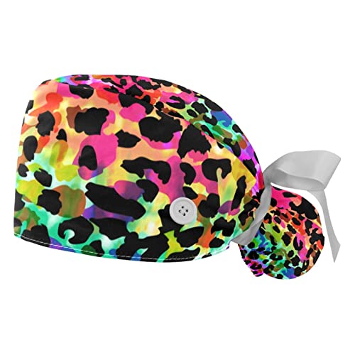 Chapeaux bouffants avec texture animale pour cheveux longs et courts