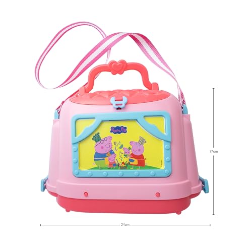 Image of GENIE'S TOY BUS Peppa Pig Kitchen Playset - Interactive Pretend Play Girls Toy with Accessories | Official Peppa Pig Licensed Toy for Kids (Ages 3+)