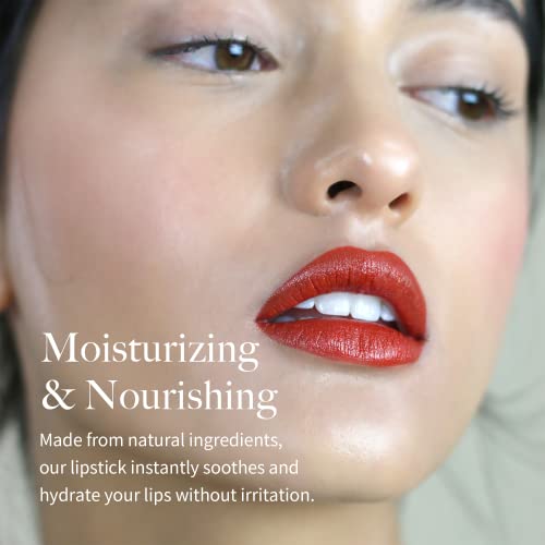 Yulip Lipstick - Korean Makeup, Organic, Clean Beauty, Paraben-Free, Natural Lipstick, Fragrance-Free, Moisturizing And Revitalizing Lipstick - Gochujang #TOP4