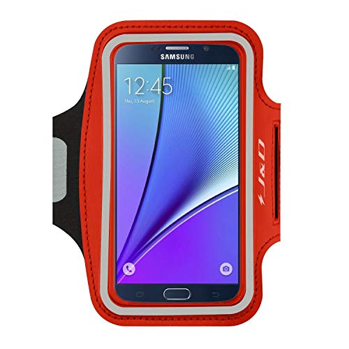 J&D Armband Compatible for Samsung Galaxy A52s/A82 5G/A22 5G/A42 5G/A32 5G/A02s/A90 5G/A80/A72/A71 5G/A31/A70/A60/A50/A11/A21 Armband, Sports Running Armband with Key Slot Earphone Connection, Black