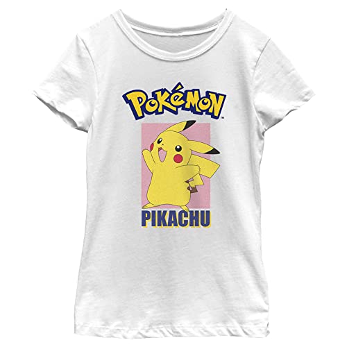 Pokemon Japanese Pikachu Pose Girls Short Sleeve Tee Shirt