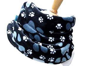 Generic Schwarzer Loop mit Pfoten Schal