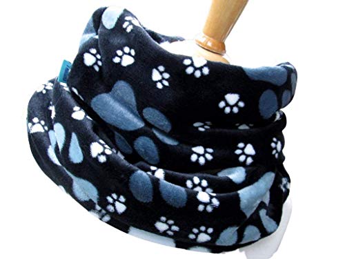 Generic Schwarzer Loop mit Pfoten Schal