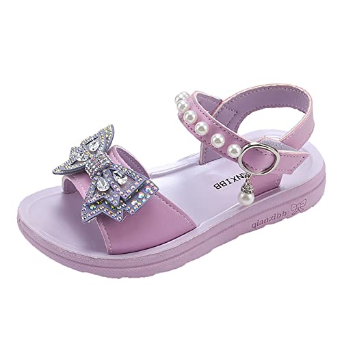 Girls Sandals Kids Open Toe Ankle Strap Dress Shoes Wedding Party For Toddler Kids Princess Shoes Youth Sandals