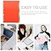 jojofuny 3 Sets Folder Dividers Index Binder Dividers with Blank Tabs for Office School and Home Organization Card File Separators Compatible with All Vertical Files
