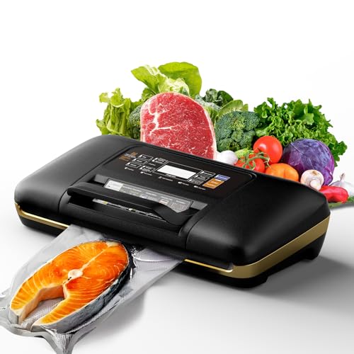 Machine à emballer sous vide avec sac de rangement et cutter pour conservation aliments - 2