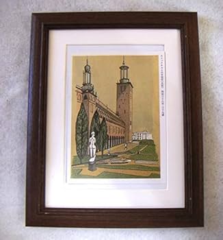 Amazon.co.jp: 山下清「ストックホルムの市役所」精密オフセット