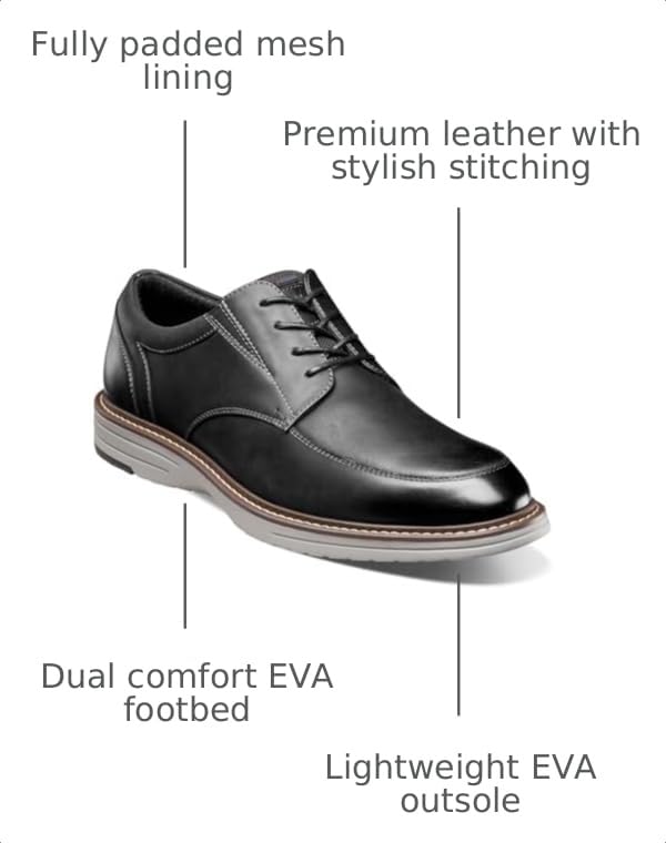 Image of Nunn Bush Men's, Griff Moc Toe Oxford