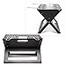 Relaxdays Grill Plegable 10017881-Grill, Negro, 45.5x30x30.5 cm