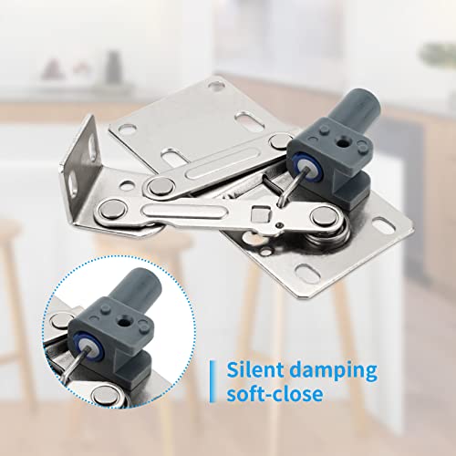 Tambee Self-Closing Tip-Out Tray Hinges For Sink-Front Drawer - Nickel Plated Steel Scissor Hinges For Kitchen Or Bathroom Cabinet Organizer (1 Pair) #TOP4