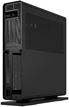 Fractal Design Ridge Black - PCIe 4.0 riser card included - 2x 140mm PWM Aspect fans included - Type C USB - m-ITX PC Gaming Case