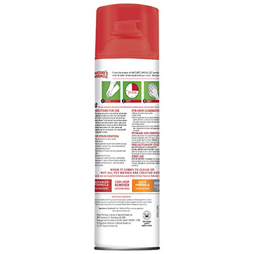 Nature's Miracle Nm Cat Urine Destroyer Foam, 17.5 oz Can - Image 3