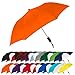 StrombergBrand"The Spectrum Umbrella-Most Popular Style-Automatic Open, Compact, Orange