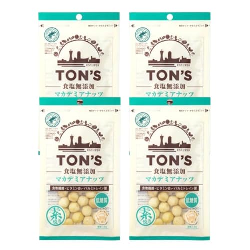 【1種4セット】マカダミアナッツ(40g) 東洋ナッツ食品 食塩無添加 素焼き 低糖質 おつまみ 非常食 登山 朝食 ピクニック