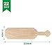 BATTIFE 22inch Sorority Paddle, Unfinished Pine Wood Paddle, Solid Wooden Frat Paddle for Greek Fraternity Use