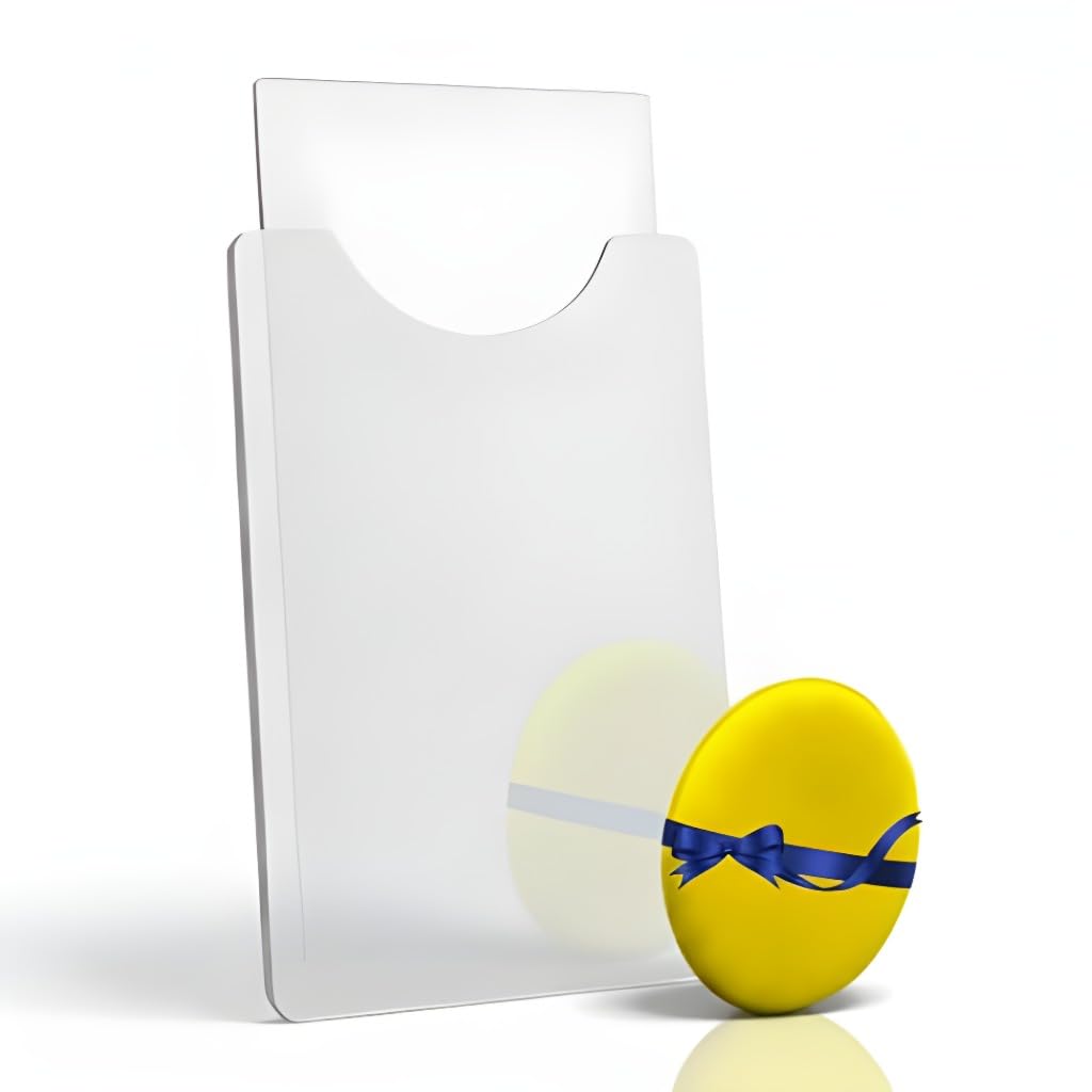 AutokraftZ Card Holder for Car Windshield || Tag Sticker Glass Mount Cover Strong Adhesive || All 4wheelers (Pack of 1)