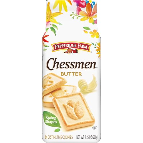 Pepperidge Farm Chessmen Butter Cookies, 7.25 oz. Bag (Packaging may vary)