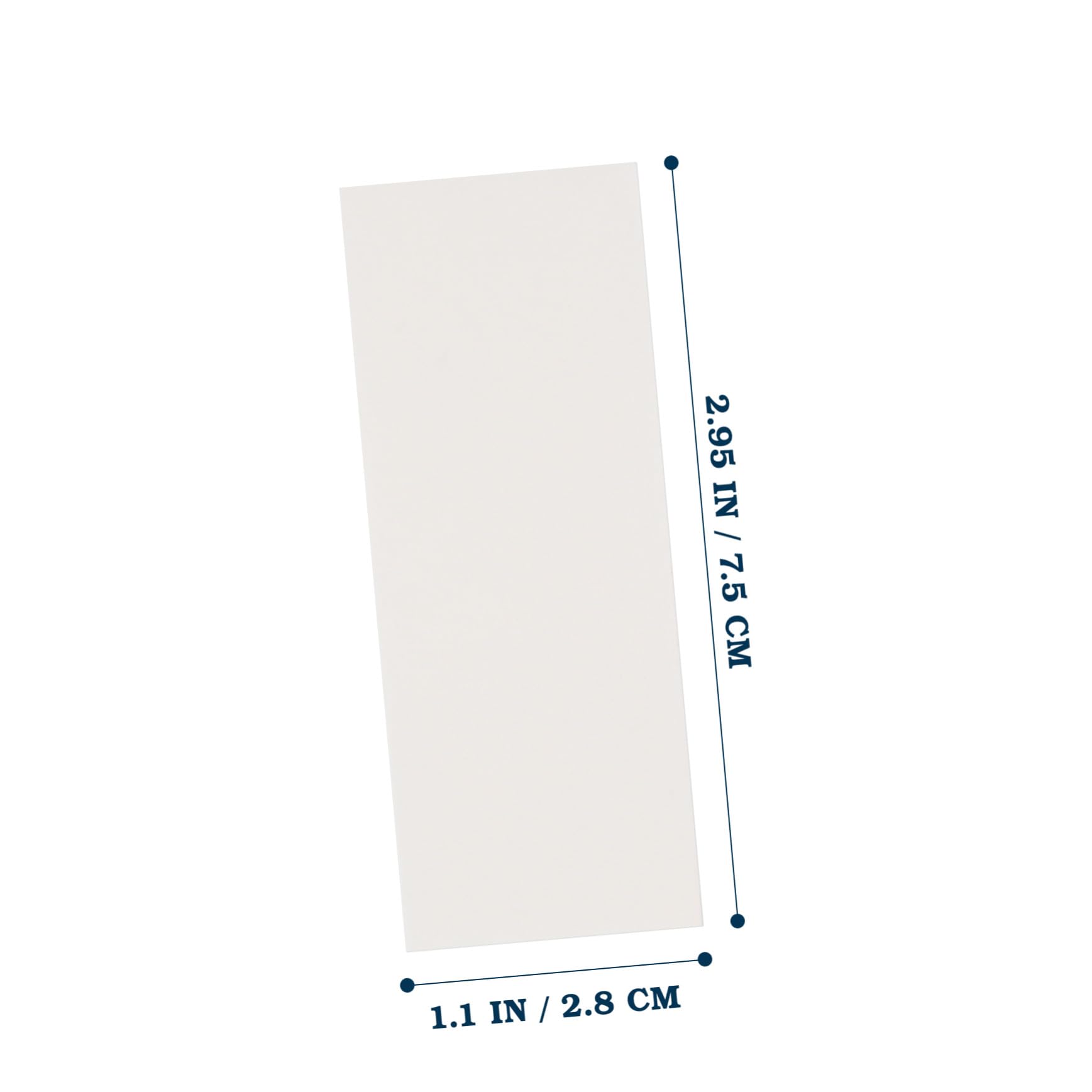 ULTECHNOVO Lot de 500 feuilles de papier buvard filtrant pour chromatographie en laboratoire, chimie, laboratoire, salle de classe (2,8 x 7,5 cm)