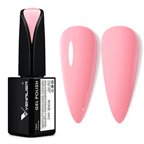 VENALISA Light Pink Gel Nail Polish #TOP21