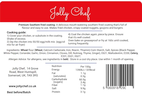 Southern Fried Chicken Coating 450g of seasoning mix