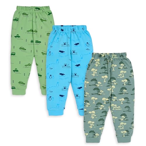 Image of LuvLap Baby Boys 100% Cotton Pyjama Sets, Pack of 03