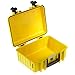 Produktbild B&W Outdoor Case Hartschalenkoffer Typ 4000 leer (Hardcase Koffer IP67, ohne Inhalt, wasserdicht, Innenmaß 38,5x26,5x16,5cm, Gelb)
