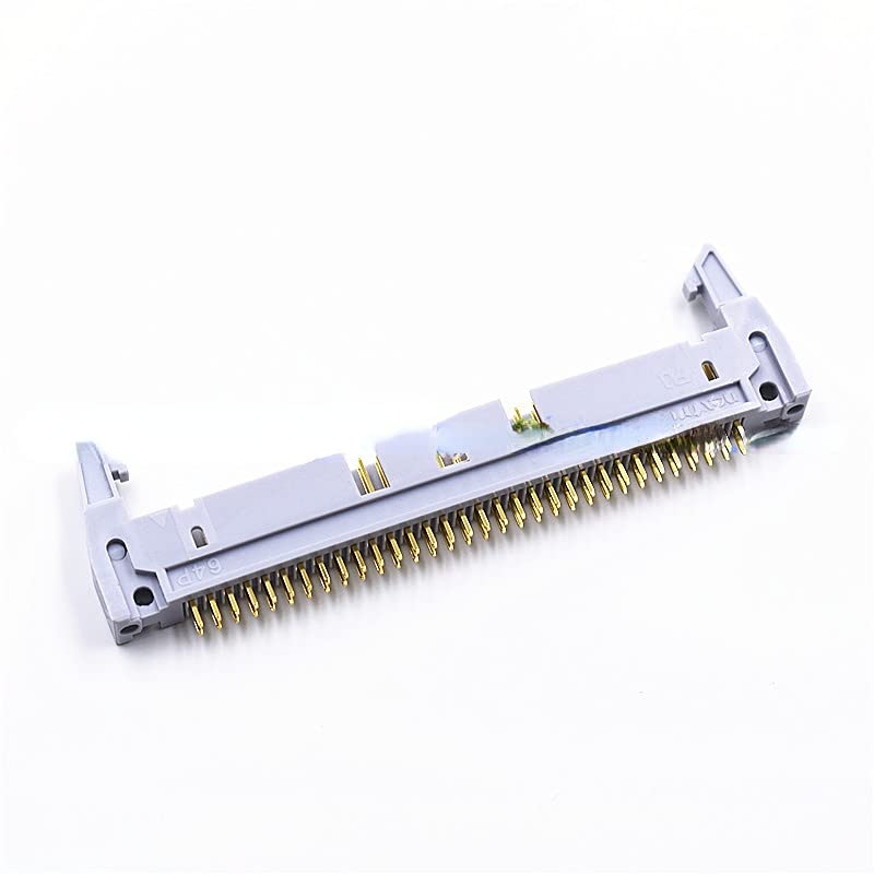 10pcs DC2-64P straight needle gold plated 3U card hook horn socket