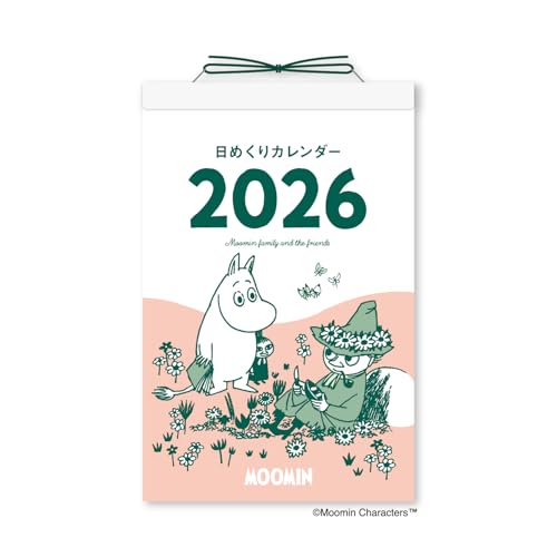 新日本カレンダー 2026年 カレンダー 日めくり ムーミン NK4410のサムネイル